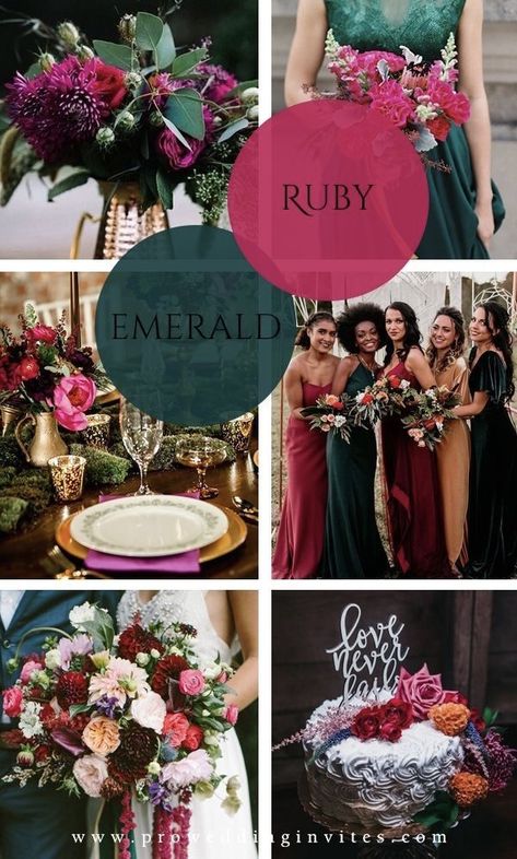 Wedding Color Trends, Emerald Green Weddings, Jewel Tone Wedding, Boda Mexicana, Spring Wedding Colors, Emerald Wedding, Moody Wedding, Wedding Theme Colors, Future Wedding Plans