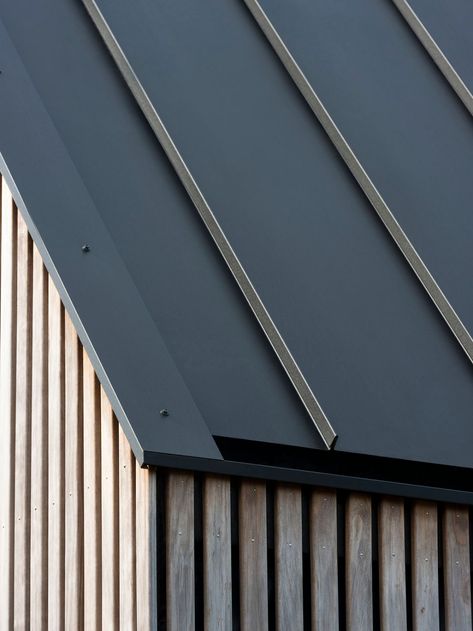 LONGHOUSE | Architecten Studio-pls | Media - Photos and Videos - 12 | Archello Roof Cladding, House Cladding, Long House, Modern Barn House, Roof Architecture, Metal Roofing, Casa Exterior, Timber Cladding, Exterior Cladding