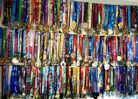 Medals Aesthetic, Treadmill Incline, Medal Collection, Trophy Collection, Award Display, Trophies And Medals, Marathon Training Plan, End Game, Ju Jitsu