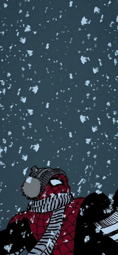 Spider Man Winter Wallpaper, Marvel Winter Wallpaper, Spider Man Phone Wallpaper, Spiderman Winter Wallpaper, Christmas Spider Man Wallpaper, Spider Man Astethic Wallpaper, Spider Man Art Wallpaper, Spider-man Christmas, Spider Man Christmas Wallpaper