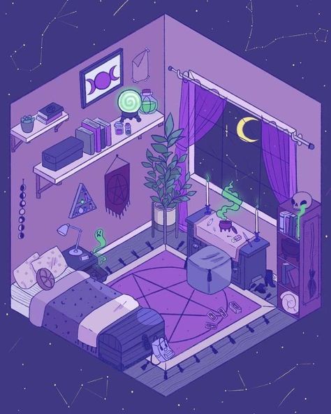 Bedroom Drawing, Isometric Drawing, Drawing Guides, Arte Do Kawaii, Isometric Art, Isometric Design, Isometric Illustration, Japon Illustration, Guided Drawing