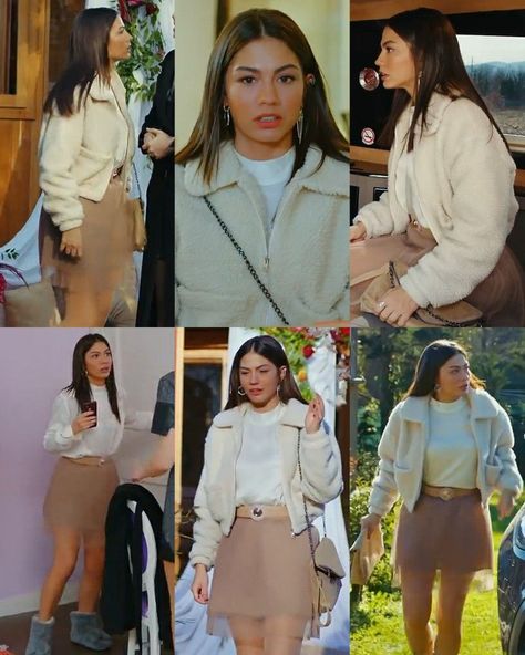 Sanem Aydin Style, Sanem Daydreamer Outfit, Daydreamer Sanem Outfit, Erkenci Kus Sanem Outfits, Sanem Aydin Outfits, Demet Özdemir Outfits, Casual Outfits Female, Sanem Erkenci Kus, Sanem Outfits