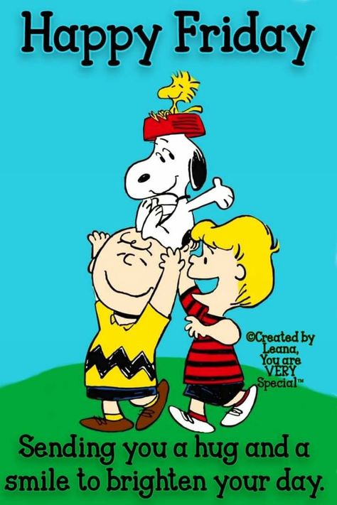 Snoopy Friday, Happy Friday Dance, Happy Friday Pictures, Peanuts Quotes, Good Morning Snoopy, Friday Pictures, Good Morning Happy Friday, Snoopy Images, Peanuts Cartoon