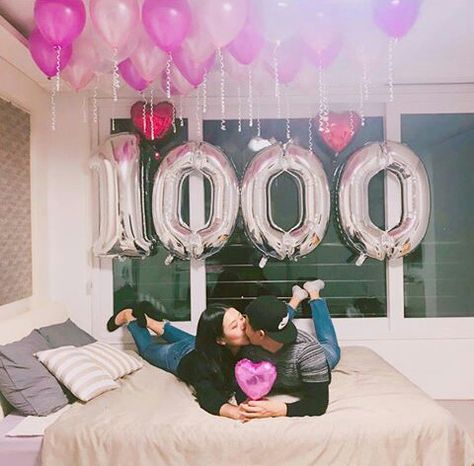 CUTE COUPLE 1000 Days Anniversary, Wp Couple, Couples Korean, Korean Ulzzang, I'm Ok, Ulzzang Couple, Korean Couple, Good Good Father, Cute Pictures