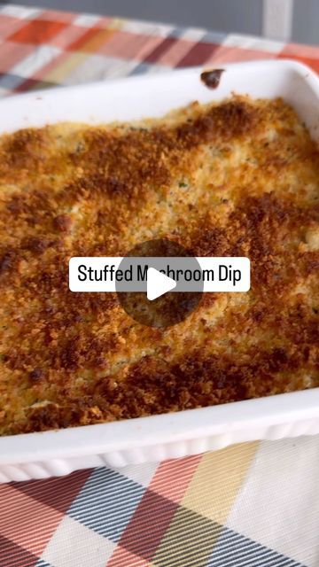 Andrea on Instagram: "✨Stuffed Mushroom Dip✨

1. Take an 8oz container of mushrooms and roughly chop up.
2. Add your mushrooms to a medium to high heat pan with 3 TBSP of butter. 
3. Cook just a couple minutes then add a large scoop of minced garlic. Toss all together.
4. Cook an additional couple of minutes until garlic is fragrant. Then set aside.
5. In a separate bowl add one block of softened cream cheese, 1/2 cup of sour cream, 1 cup of shredded Parmesan cheese and season well with pepper and a garlic herb seasoning.
6. Now add your mushrooms in the mixture.
7. Grease a 8x8 pan and pour your mushroom mixture in there.
8. In a small bowl mix 1/2 cup Italian panko bread crumbs and 3 TBSP of grated Parmesan cheese. Then pour on top of your dip.
9. Melt 2 TBSP of butter and pour that over Hot Mushroom Dip Appetizer Recipes, Stuffed Mushroom Dip Appetizer Recipes, Mushroom Dip Cream Cheese, Stuffed Mushroom Dip, Bread Bowl Dip, Mushroom Dip, Party Nibbles, Savory Dips, Nibbles For Party