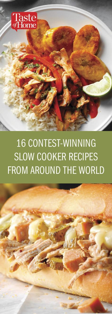 Crockpot Recipes Best Rated, International Recipes Crockpot, Famous Crockpot Recipes, Crockpot Recipes From Around The World, Highest Rated Crockpot Recipes, Best Rated Crockpot Recipes, Spring Slow Cooker Recipes, Award Winning Crockpot Recipes, International Crockpot Recipes