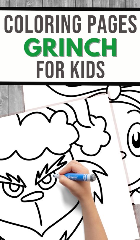 Grinch Tree Coloring Page, Grinch Lesson Plans Activities, Grinch Writing Activity, Grinch Prek Activities, Stocking Art Project For Kids, Christmas Activities For Kids Church, Free Grinch Coloring Pages, Grinch Activity For Kids, Grinch Activities For Toddlers