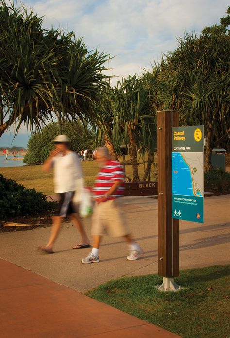 Coastal Pathway, Sunshine Coast, Australia Sunshine Coast Australia, Environmental Graphic Design, Public Realm, Bike Path, Urban Environment, Open Spaces, Sunshine Coast, Natural Environment, Visual Communication