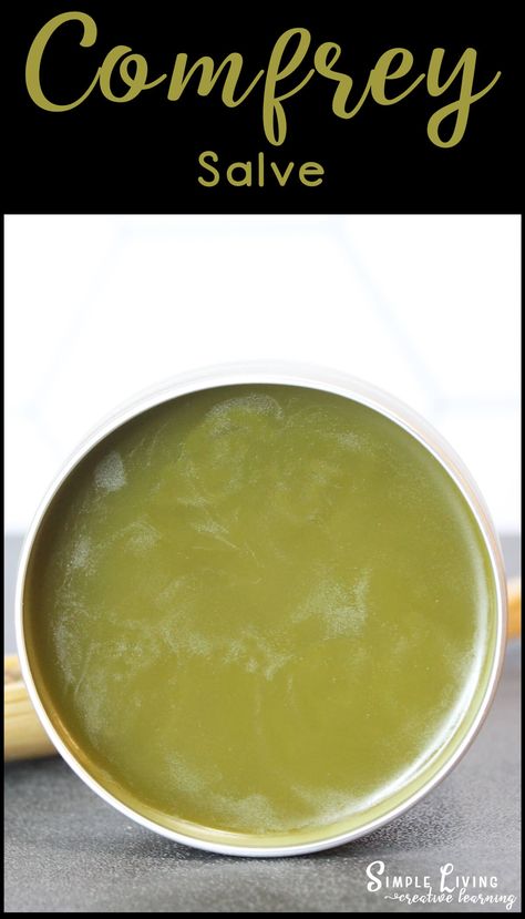 Comphrey Salve Recipes, Arnica Comfrey Salve, Herb Salve, Comfrey Salve Recipe, Comfrey Poultice, Rosemary Salve, Apothecary Recipes, Bumblebee Apothecary, Herbal Salve Recipes