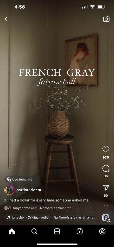 Farrow And Ball French Gray Bedroom, Farrow And Ball Pigeon Nursery, Fb Pigeon Paint, French Gray Farrow And Ball Living Rooms, Manor House Grey Farrow And Ball, Farrow And Ball French Grey Bedroom, French Grey Living Room, Farrow And Ball Pigeon Bedroom, French Grey Farrow And Ball