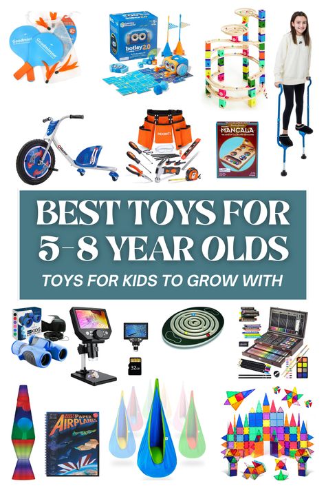 25+ Best Toys for 5-9 Years Old from Amazon Best Toys For Kids, Non Toy Gifts, Open Ended Toys, Best Toys, Popular Toys, Natural Toys, Best Kids Toys, Unique Toys, Top Toys