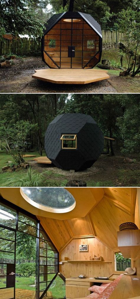 Designed by Architects, Manuel Villa and Alberto González Sepúlveda. Asian Travel, African Travel, Unusual Homes, Design Exterior, Small Cabin, American Travel, Cabin In The Woods, Little Houses, European Travel