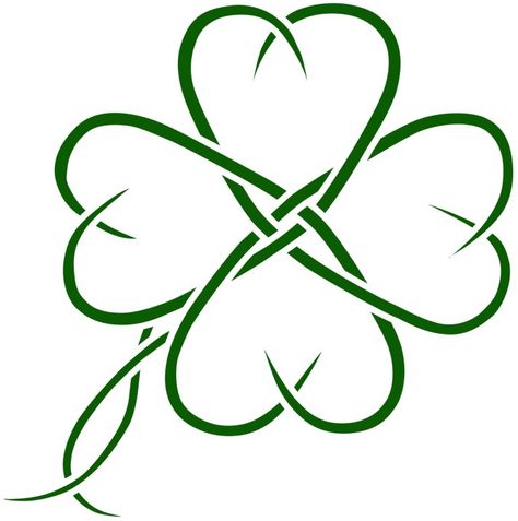 Blessings Or Luck – God's Music and More Celtic Clover Tattoos, Four Leaf Clover Tattoo, Clover Tattoo, Shamrock Tattoos, Family Tattoo Designs, Irish Symbols, Ankle Tattoos For Women, Irish Tattoos, Clover Tattoos