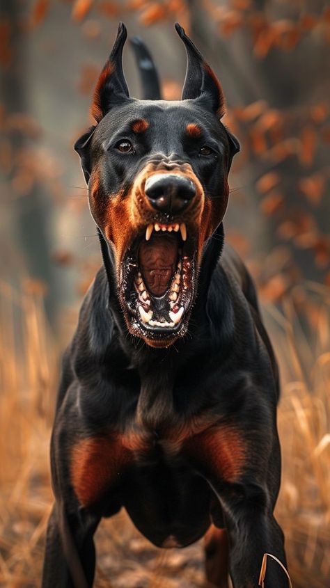 Perro Doberman Pinscher, Apartment Dog, Rottweiler Pictures, Doberman Puppies For Sale, Most Dangerous Animals, Dog Caricature, Cat And Dog Photos, Protective Dogs, Doberman Pinscher Dog