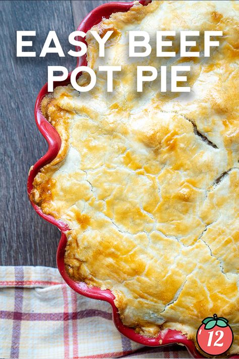 Using ground beef in a pot pie means you get pot pie (but a beefy and extra hearty one) and you can do it in a fairly quick fashion. Beef Pot Pie Recipe Easy, Easy Beef Pot Pie, Beef Pot Pie Recipe, Beef Pot Pie, Meals For Busy Families, Easy Bakes, Beef Pot Pies, Pot Pie Recipes, Beef Pies