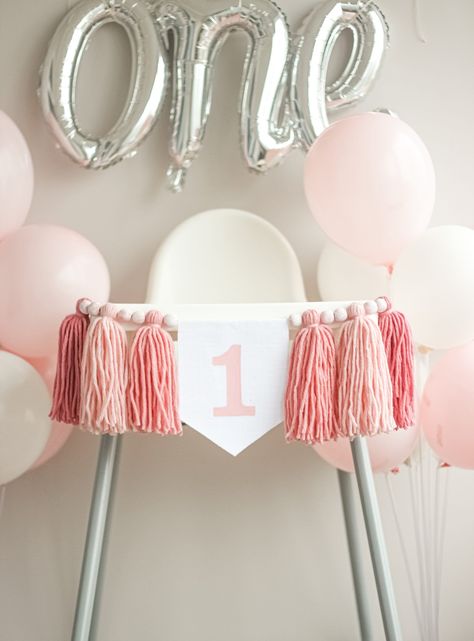 Baby Girl High Chair Banner, Pink Tassel Garland, One Highchair Banner Fabric, Shades of Pink Birthday Banner, Smash Cake Garland Pink Baby High Chair Birthday Decoration, First Birthday Highchair Decoration, Diy High Chair Banner First Birthday, Diy Highchair Birthday Banner, High Chair Birthday Decor, 1st Birthday High Chair Decorations, First Birthday Girl Decorations, Diy Tassel Garland Highchair, First Birthday High Chair Decoration