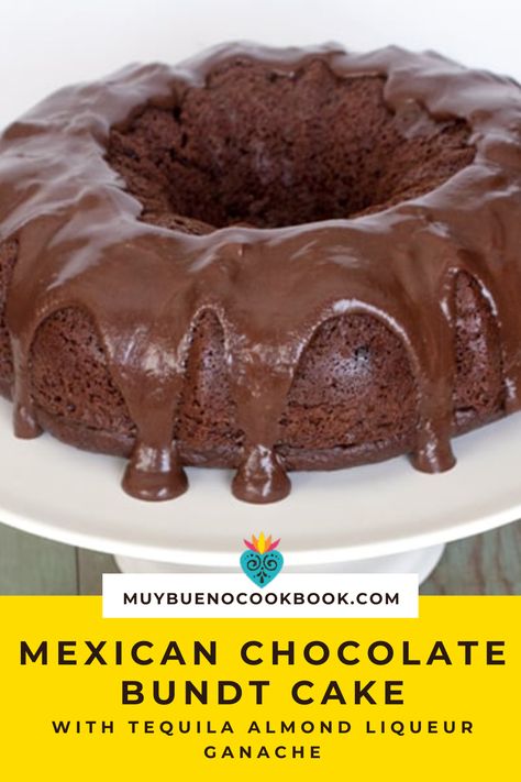 Mexican Chocolate Cake Recipe, Mexican Chocolate Cake, Pound Cake Glaze, Orange Loaf, Mexican Cake, Latino Food, Big Cake, Chocolate Pound Cake, Delicious Dinner Ideas