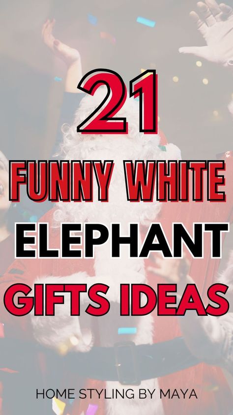 funny white elephant gifts, funny white elephant gifts for adults Home Made White Elephant Gift Ideas, Capricorn Gift Ideas, Cool White Elephant Gifts, Weird White Elephant Gifts, Avocado Gift Ideas, Gift Ideas For Aunts And Uncles, Funny Christmas Present Ideas, Teacher White Elephant Gift Ideas, Awesome White Elephant Gifts