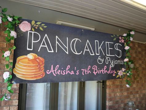 Pancakes And Panties Party, Panties And Pancakes, Pancakes And Pajamas Party Decorations, Pancakes And Pajamas Party, Sisterhood Ideas, Pancake Party, Pyjamas Party, Pancakes And Pajamas, Panty Party