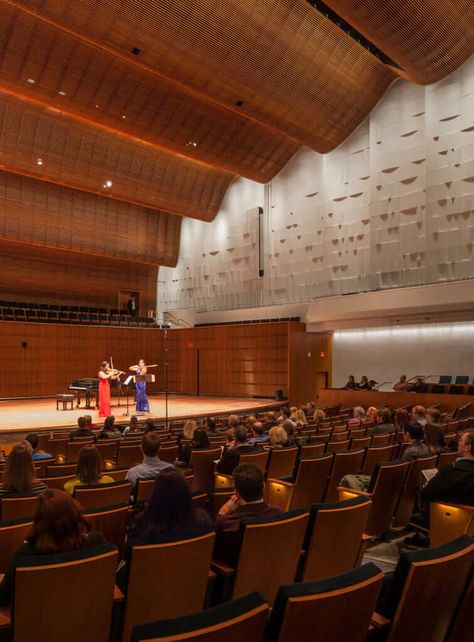 Theater Ceiling, Modern Theatre, Auditorium Design, Theatre Interior, Church Interior Design, Cardboard Model, Saint Paul Minnesota, Acoustic Design, Architecture Engineering