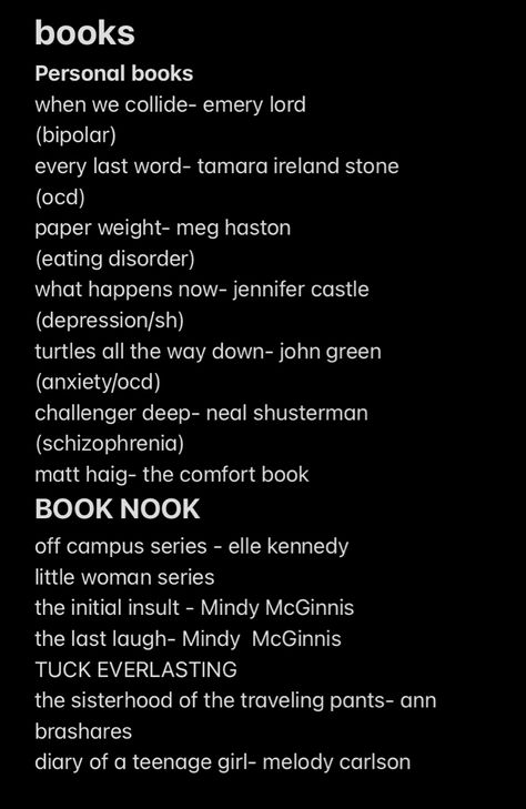 When We Collided, Every Last Word, Challenger Deep, Neal Shusterman, Deep Books, Tuck Everlasting, The Last Laugh, John Green, Book Stuff