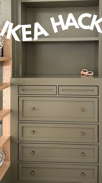 Ikea Hemnes Dresser Built In Hack, Ikea Malm Built In Hack, Ikea Hemnes Built In Hack, Built In Hack, Ikea Hemnes Dresser, Hemnes Dresser, Ikea Built In, Built In Dresser, Ikea Dresser