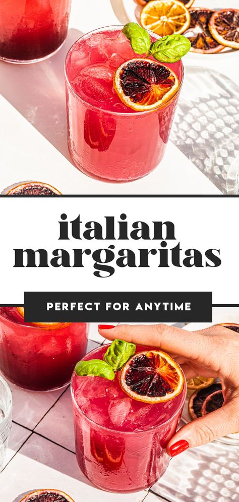 Italian Margarita Recipe, Italian Cocktail Recipes, Aperitivo Hour, Italian Margarita, Cocktail Experience, Italian Drinks, Italian Dinner Party, Italian Night, Perfect Margarita