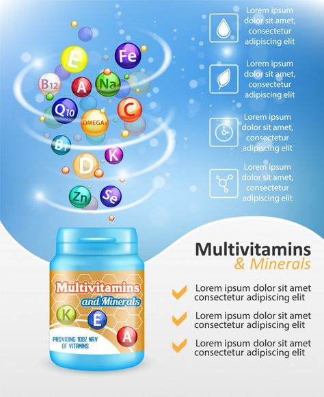 Vitamin Advertising Design, Vitamin Ads, Multivitamin Tablets, Packaging Template Design, Juice Packaging, Eye Vitamins, Packaging Template, Design Circle, Vector Food