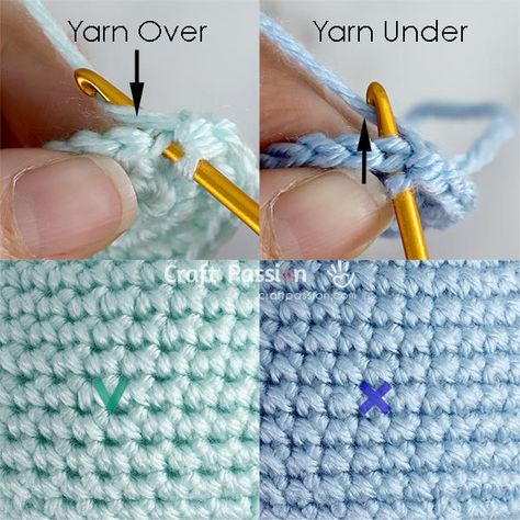 Increase Crochet How To, Amigurumi Yarn Guide, Cotton Vs Acrylic Yarn, Crochet Yarn Over Vs Yarn Under, Amigurumi Yarn Type, How To Create Your Own Amigurumi Pattern, Crochet Pattern 3 Mm Hook, 8 Ply Crochet Patterns Free, Yarn Over Vs Yarn Under Crochet Amigurumi