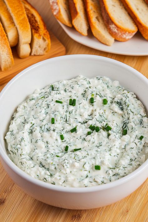 Looking for a delicious and healthy snack idea? Try this creamy cottage cheese yogurt dip that is bursting with flavor! Made with simple ingredients, this dip is perfect for pairing with your favorite veggies or chips. It's a great way to get in some extra protein while satisfying your craving for something tasty. Whip up a batch of this dip for your next gathering or enjoy it as a mid-day treat. Give this cottage cheese yogurt dip recipe a try and elevate your snacking game!  Ingredients 1 cup Cottage Cheese Dip Healthy, Cottage Cheese Snack Ideas, Cottage Cheese Yogurt, Cottage Cheese Dip Recipes, Cheese Chip Dip, Cottage Cheese Dip, Low Calorie Pancakes, Cottage Cheese Recipes Healthy, Cottage Cheese Dips