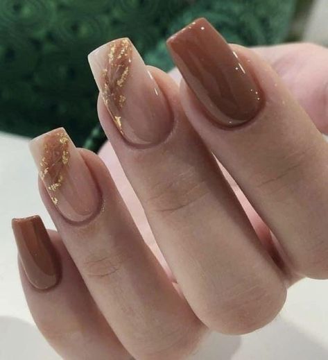 Nails Elegant, Diva Nails, Beige Nails, Brown Fall, Uñas Acrilicas, Gradient Nails, Brown Nails, Chic Nails, Nails Ideas