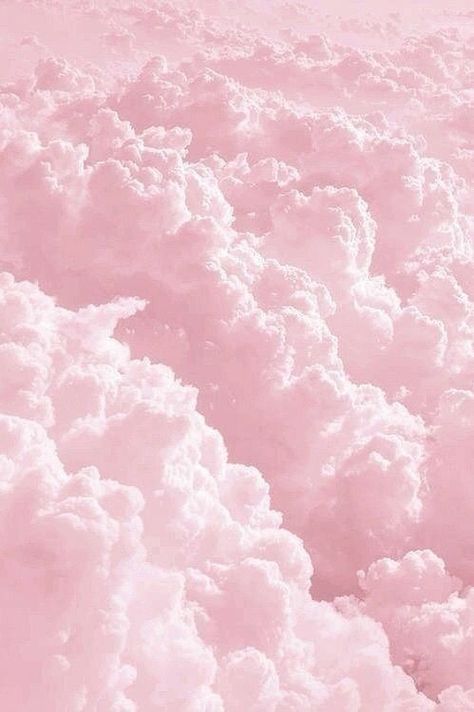 Angeldust Aesthetic, Sky Wallpapers, Pink Clouds Wallpaper, Tout Rose, Pink Wallpaper Backgrounds, Baby Pink Aesthetic, Fluffy Clouds, Wallpaper Ipad, Cloud Wallpaper