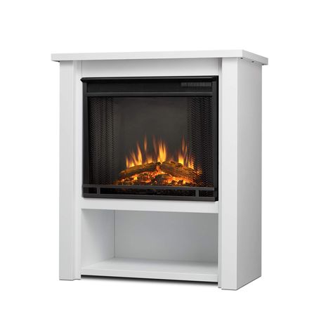 PRICES MAY VARY. Finish: Matte White Material: Steel Includes mantel, faux stove pipe, 40 screws, 4 rubber plugs, electric firebox and remote control Multiple Flame Colors: Orange, Red-Orange, White, Blue, White-Blue and Multicolor Heat Output: 4,780 BTUs Wattage: 1400.0 watts Free Standing Electric Fireplace, Indoor Electric Fireplace, Mounted Fireplace, White Fireplace, Electric Fireplace Insert, Real Flame, Fireplace Ideas, Fireplace Inserts, Wood Burning Stove