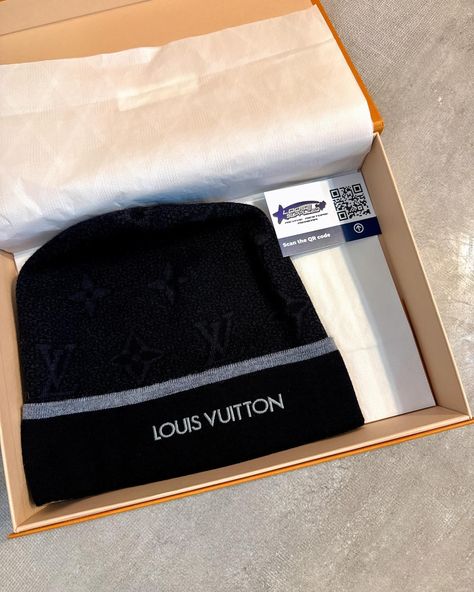 Louis Vuitton Monogram Eclipse Headed Out To A Happy Client✈️✈️🤝🤝 #louisvuitton #lv #louisv #beanie #winterfashion #wintercollection Lv Beanie, Winter Collection, Louis Vuitton Monogram, Winter Fashion, Louis Vuitton, Monogram, Quick Saves