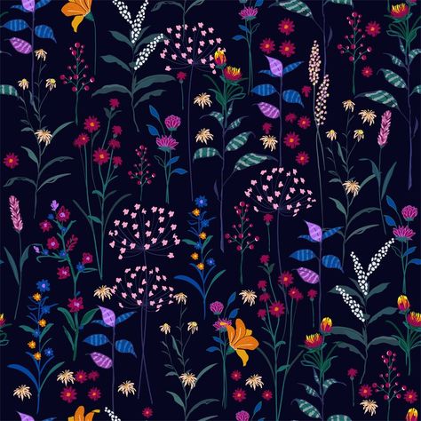 Salon Office, Floral Pattern Wallpaper, Bedroom Nursery, Prepasted Wallpaper, Colorful Wallpaper, Digital Wallpaper, Jewel Tones, Wallpaper Roll, Stick Wallpaper