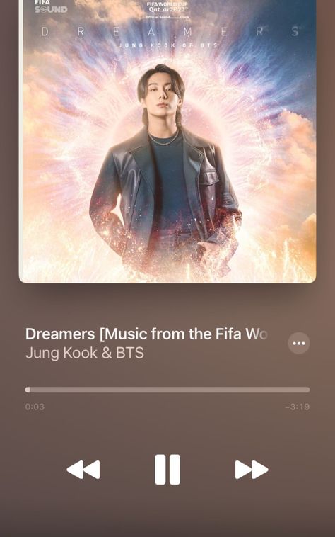 #jk #jeonjungkook #jungkook #bts #fifa Dreamers Jungkook, Jungkook Fifa, Jungkook Photo, Dream Song, Photo Music, New Song, My Vibe, News Songs, Jeon Jungkook