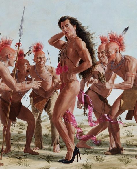 elexus.jionde on Twitter: "These pieces by Kent Monkman are striking… " Kent Monkman, Crayon Art Melted, Melting Crayons, Teaching History, Canadian Art, Black Dog, Artist Books, Artist Names, Community Art