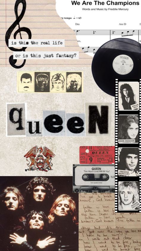 Queen Phone Case Band, Queen Band Background, Band Queen Wallpaper, Queen Band Aesthetic Wallpaper, Queen Poster Vintage, Queen Wallpaper Band, Queen Music Poster, Queen Band Wallpaper, Queen Wallpaper Aesthetic