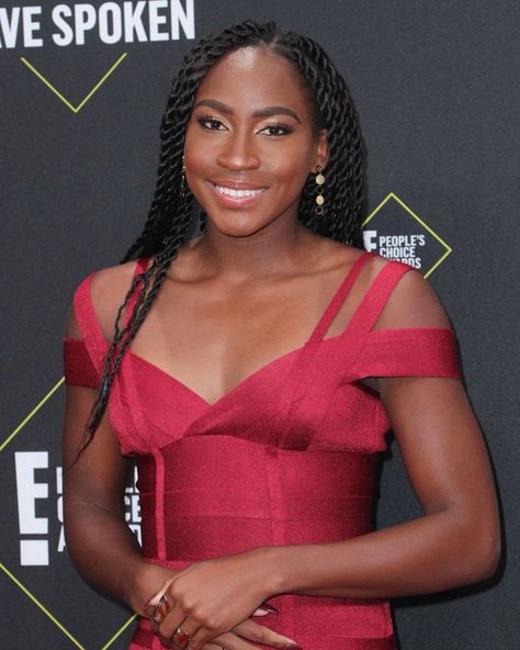 15.8k Likes, 166 Comments - Coco Gauff (@cocogauff) on Instagram: “Thank you @peopleschoice for the nomination! I had an amazing night and congratulations to all of…” Coco Gauff, Beauty Regimen, Dark Skin Women, Tennis Players, I Hope, Coco, Black Women, Thank You, Beauty