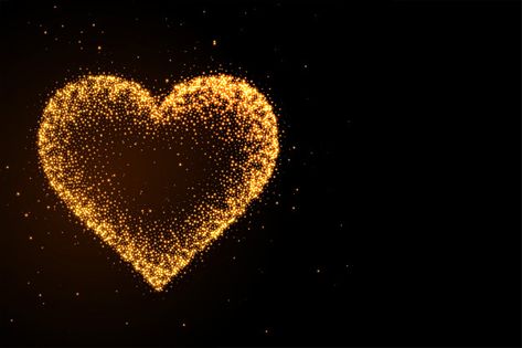 Glowing golden glitter heart black backg... | Premium Vector #Freepik #vector #background #gold #heart #love Glitter Wallpaper Iphone, Glitter Quotes, Love Quotes Images, Sparkles Background, Iphone Wallpaper Glitter, Background Gold, Love Quotes With Images, Glitter Flowers, Valentines Day Greetings