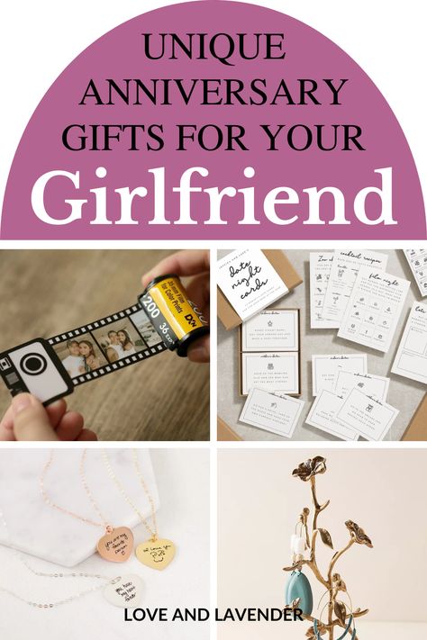 Are you out of anniversary gift ideas for your girlfriend? Worry not, we got you! We found the most unique anniversary gifts that you can give to your girlfriend. From jewelry, gadget, home decor, chocolates, all the way to wine, we have them all in this article! #anniversarygift #giftforgirlfriend #girlfriendgiftideas #anniversarygiftforher Creative Anniversary Gifts For Her, Teenage Anniversary Gifts For Her, 1 Year Gift Ideas For Girlfriend, One Year Anniversary Gift Ideas For Girl, Anniversary Gift Ideas For Girlfriend, Anniversary Ideas For Her, Gift Ideas For Girlfriends, Surprises For Your Boyfriend, Gift Ideas For Your Girlfriend