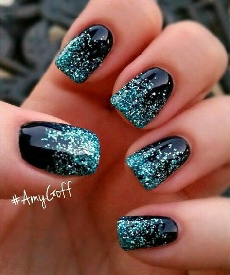 Matte Make Up, Glitter Ideas, Cute Nail Colors, Teal Nails, Summer Gel Nails, Manicure Colors, Pedicure Designs, Nail Designs Valentines, Black Nail Designs