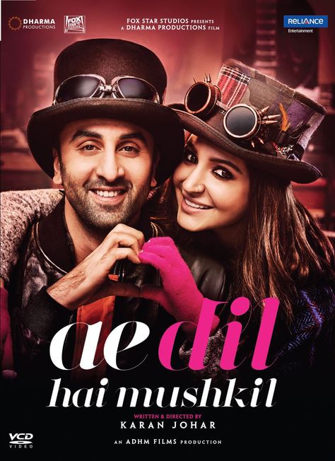 Ye Dil Hai Mushkil, Aye Dil Hai Mushkil, Ae Dil Hai Mushkil, Dharma Productions, Movie App, Karan Johar, Hindi Songs, Anushka Sharma, About Time Movie