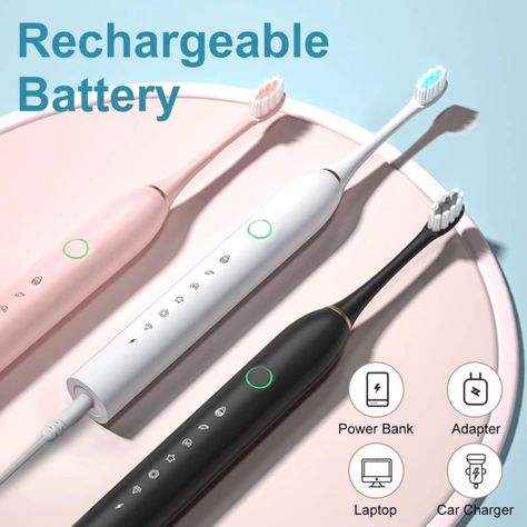 2 Pack Sonic Electric Toothbrush Only $17.x w Clip the Coupon and apply CODE: 50W72FTO 🤯 Link to purchase is located in my bio/profile @minionrun_deals Electrical Toothbrush, Oral B Electric Toothbrush, Aquasonic Toothbrush, Electronic Toothbrush, Sonic Electric, Sonic Electric Toothbrush, Manual Toothbrush, Sonic Toothbrush, Electric Toothbrush