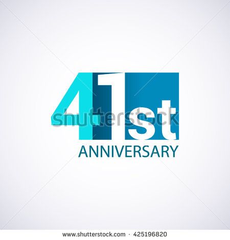 Template Logo 41st anniversary. Blue colored. - stock vector 41st Anniversary, Ibm Logo, Tech Companies, Stock Vector, Photo Image, Company Logo, Stock Images, Tech Company Logos, Portfolio