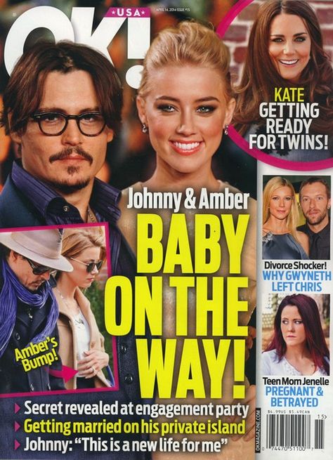 Amber Heard Pregnant, Johnny Movie, Johnny Depp Pictures, Johnny D, Celebrity Magazines, About Me Blog, Secrets Revealed, Expecting Baby, Amber Heard