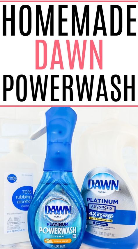 Want to make your own Dawn powerwash? Check out this simple tip on how to make Dawn Powerwash at home. This easy-to-make refill recipe works great! Diy Dawn Platinum Foam Refill, Dawn Power Wash Recipe, Dawn Platinum Powerwash Diy, Homemade Dawn Powerwash, Dawn Spray Refill Diy, How To Make Dawn Power Wash Spray, Homemade Dawn Powerwash Spray, How To Make Dawn Powerwash Refill, Dawn Powerwash Diy