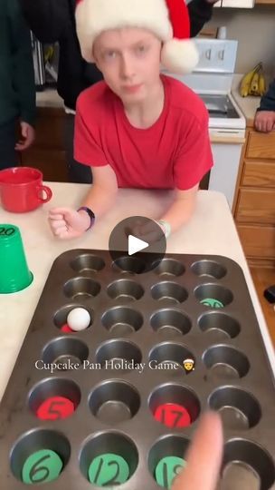 115K views · 898 reactions | (Part - 1) Dad and family bounce ping pong balls into cupcake pan and match the numbers with some fun prizes. A great game for families this holiday season. (for entertainment) #kezzy #kezzygaming #foryoupage #Christmas countdown #familytimefun #challengefriday #christmas #gaming #foryou #chritmasgame | Jkezzy Fan | Jkezzy Fan · Original audio | Reels Ping Pong Bounce Game, Cupcake Pan Game, Gift Pong Game, Christmas Muffin Tin Game, Ping Pong Crafts, Cupcake Pan Holiday Game, Ping Pong Prize Game, Christmas Game Gifts, Ping Pong Ball Games Plastic Cups