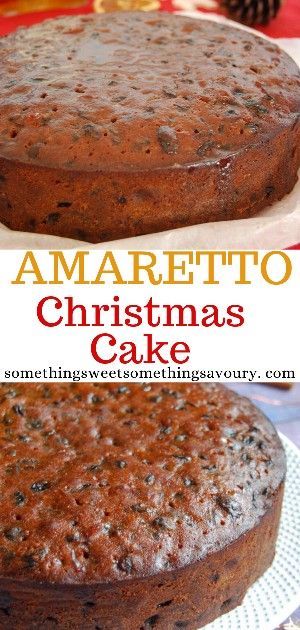 This Amaretto Christmas cake is packed full of juicy Amaretto soaked fruit for a perfect festive celebration cake! #amarettofruitcake #easychristmascake #easyfruitcake Lemon Fruit Cake, Italian Christmas Cake Recipe, Cherry Amaretto Cake, Fruit Cake With Brandy, Boozy Fruit Cake, Best Christmas Dinner Ideas, Fruit Cakes Ideas, Amaretto Bread, Fruit Bundt Cake