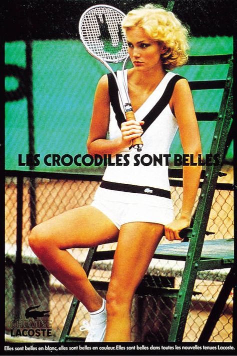 10 Vintage Pics that Prove Tennis is the Chicest Sport Ever - Lacoste Vintage Tennis Photos Mode Tennis, Lacoste Vintage, Tennis Photos, Tennis Aesthetic, Vintage Pics, Vintage Tennis, Sports Aesthetic, Retro Sports, Retro Sport